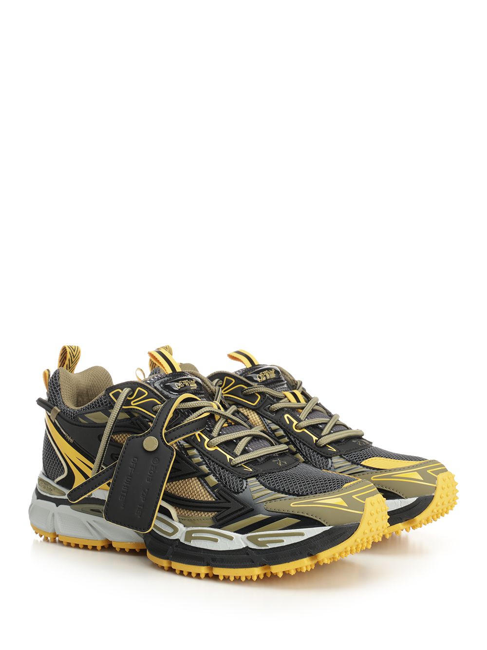 Off-White Ow Be Right Back Mesh Black - Ocher Yell Sneakers - Black | 90e50bc7c933e4e3377851838925890bac20efb2