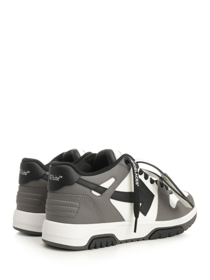 Off-White Out Of Office Calf Leather Dark Grey - B Sneakers - Green | 437b50711a13e6c88465eff610ea8175fde5e606