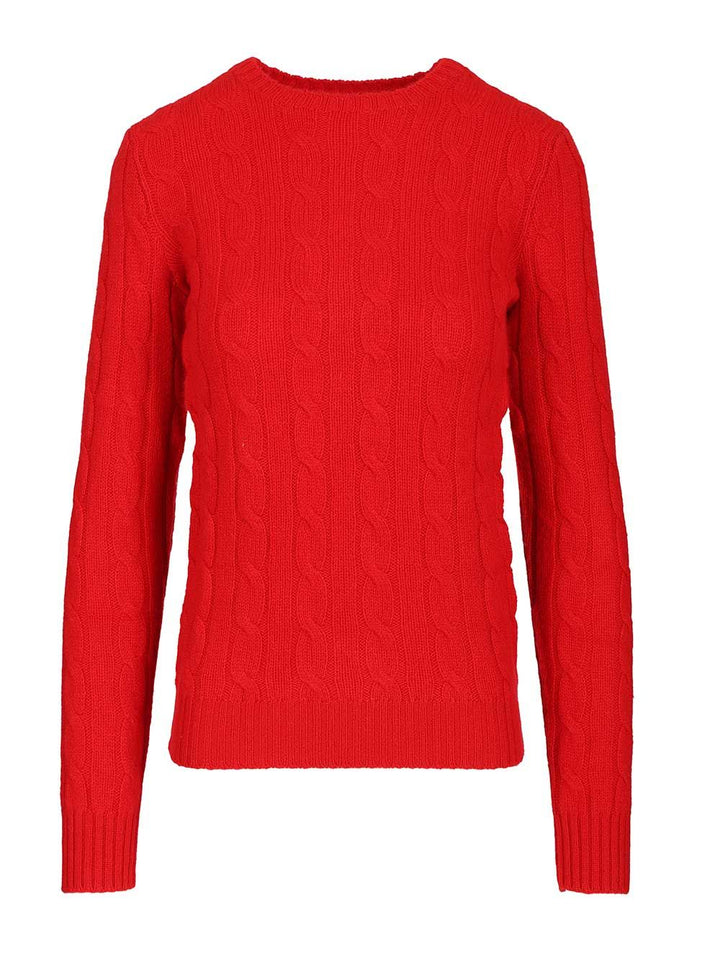 Polo Ralph Lauren Cable-Knit Cashmere Sweater Knitwear - Red | f3cd334d9b484f11a917ef1846f1f7be64e35181