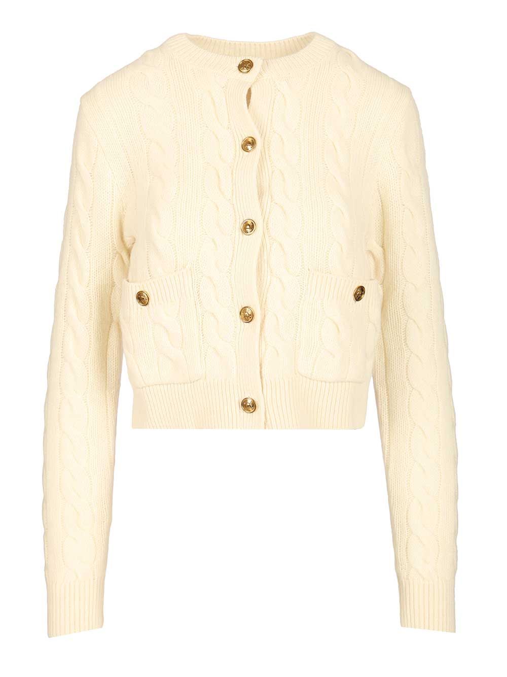 Polo Ralph Lauren Cable Knit Cardigan Knitwear - White | fc0656d39ec7d1cf20abede5b877396a0bddbaad