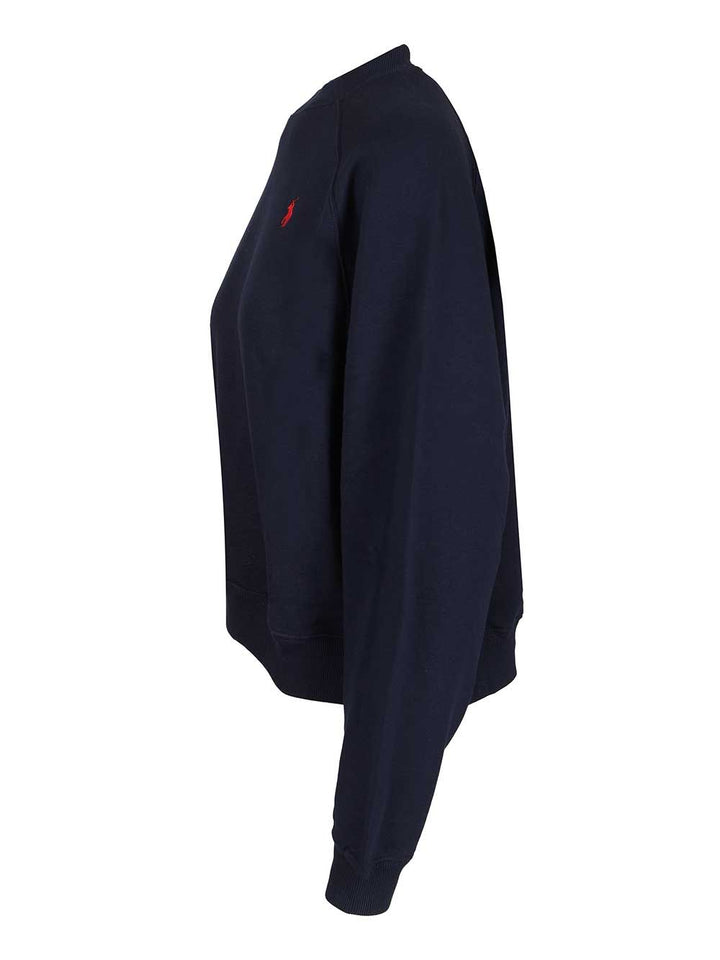 Polo Ralph Lauren Crew Neck Sweatshirt Sweatshirts - Blue | 8e1324a1215e59e58a29b25cc68fd90d9a2aba00