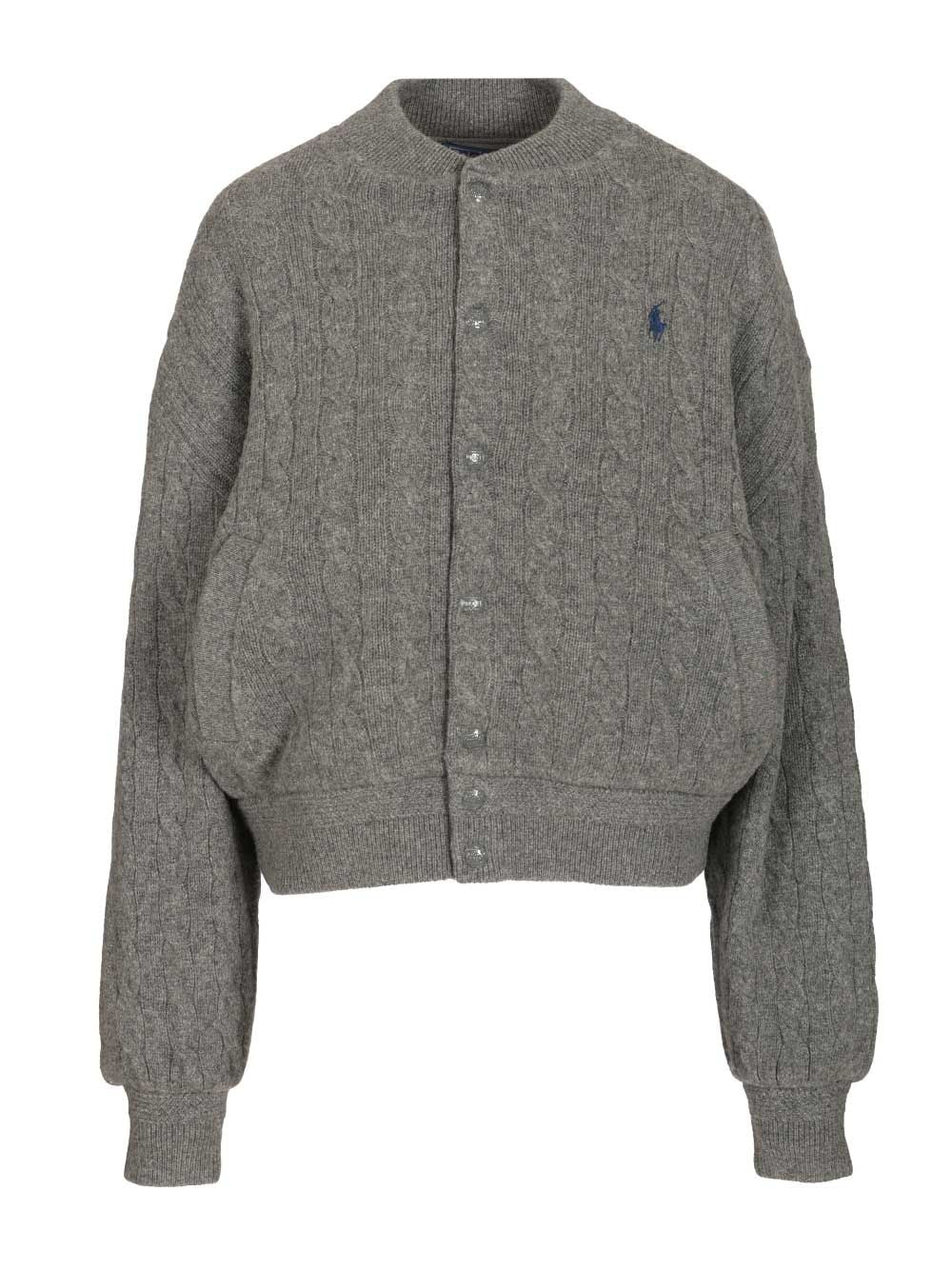 Polo Ralph Lauren Wool And Cashmere Cardigan Jackets - Grey | 5304694c32d734906bf87ffa53ed9d14f0307fa4
