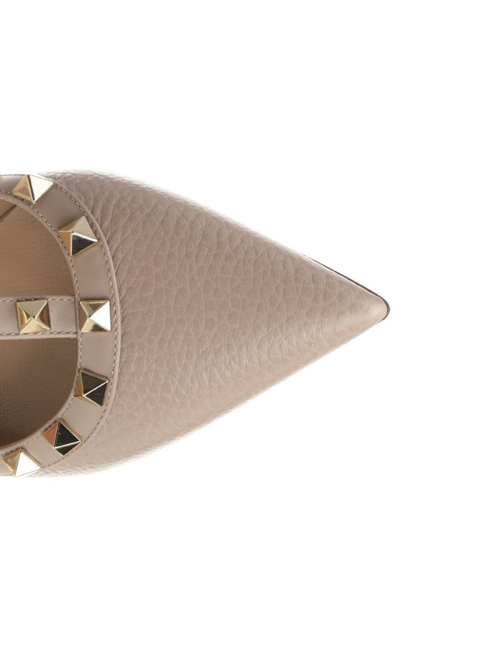 Valentino Garavani Rockstud  With Straps Pumps - Rose | 0e45ad15e965913abe07f6d53a1536d67f43ace3