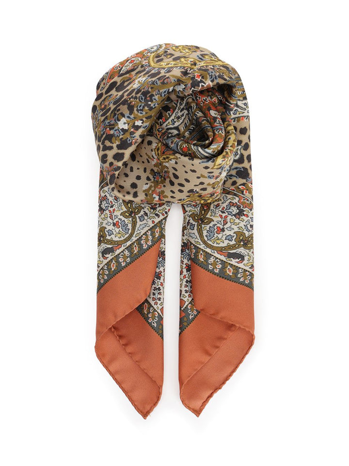 Etro Multicolor Print Silk Foulard Scarves And Foulards - Multicolor | 2ed2a01864ad2b83a42b539ec4352551c88b5dfe