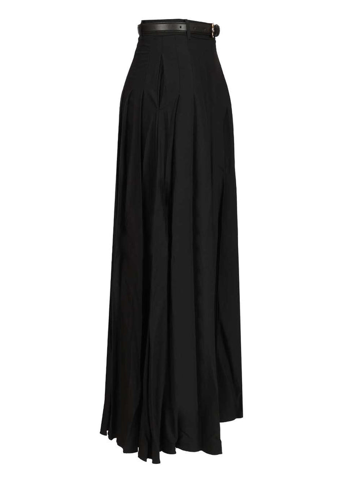 Self-Portrait Black Pleated Twill Maxi Skirt Skirts - Black | a2f91c0bcd02dcf7898d899d2bd96fe4fecdbdaf