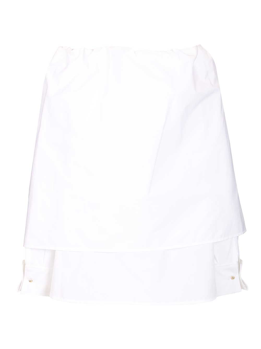 Max Mara Blouse With Stole Shirts - White | b62191a24832ab01fd993c52b05542389546508b