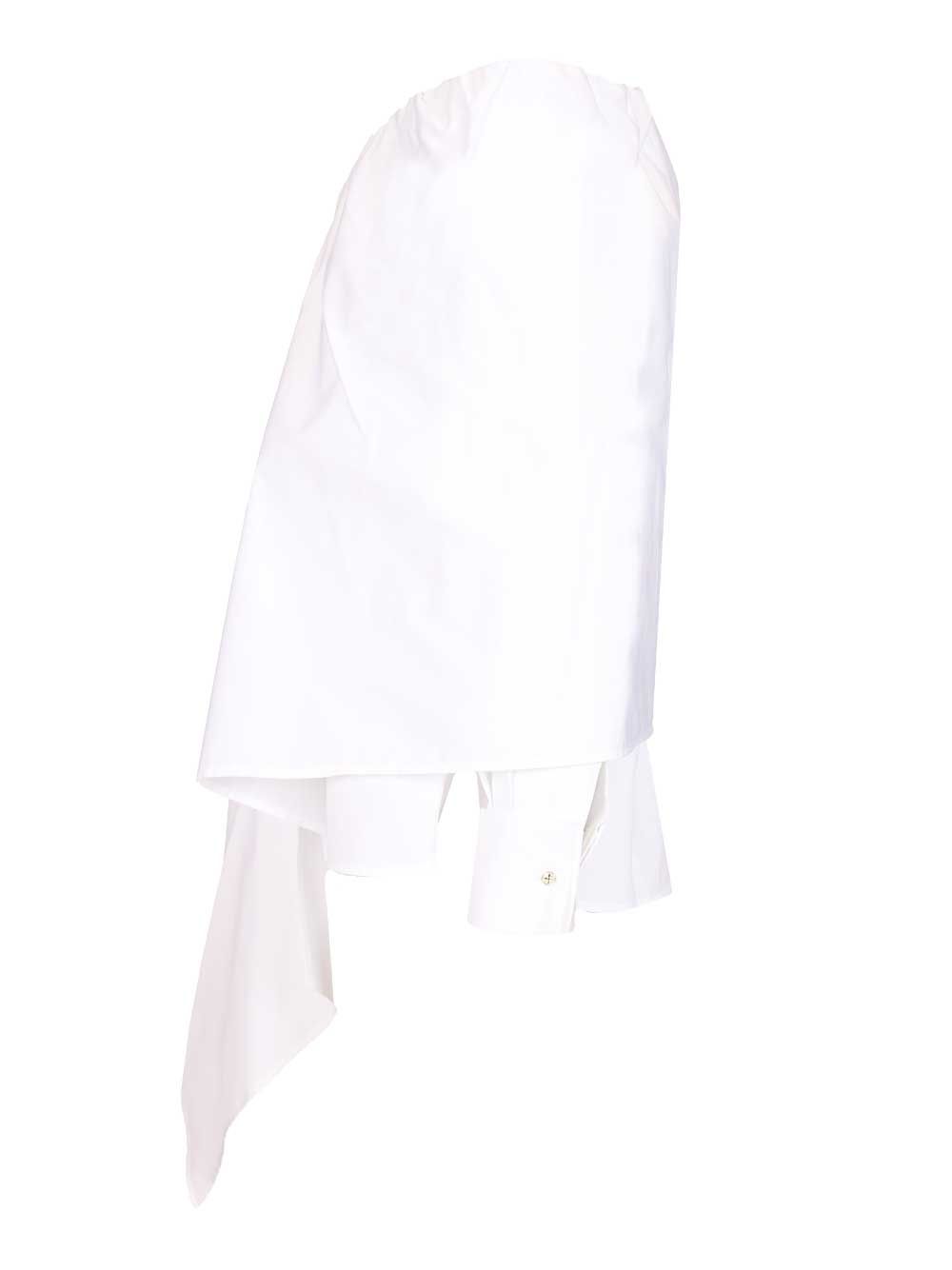 Max Mara Blouse With Stole Shirts - White | 3d9ded9a6ad8e718962980cd01fc1c534b8fde68