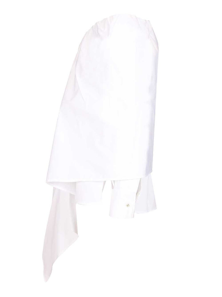 Max Mara Blouse With Stole Shirts - White | 3d9ded9a6ad8e718962980cd01fc1c534b8fde68