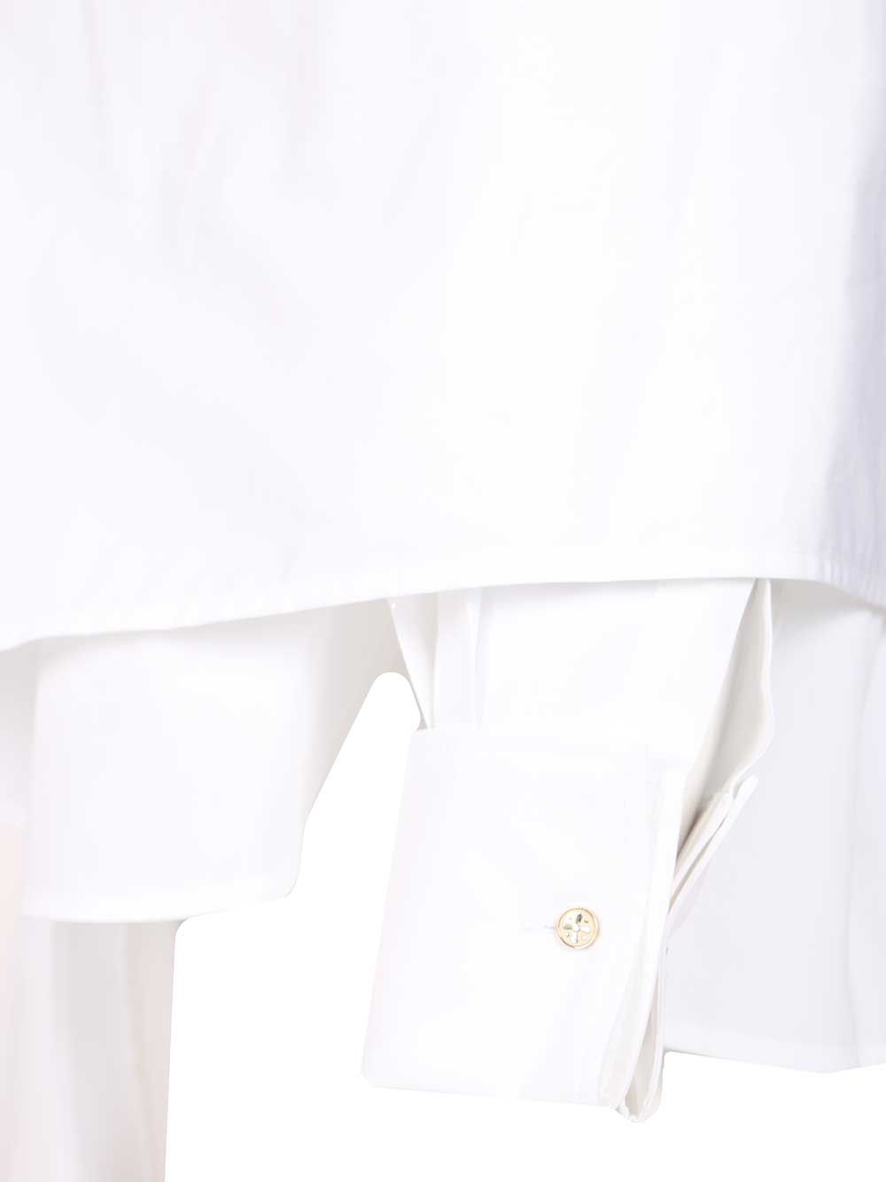 Max Mara Blouse With Stole Shirts - White | 1de344aefc0e3047df169bba1adaedad3956a2f5