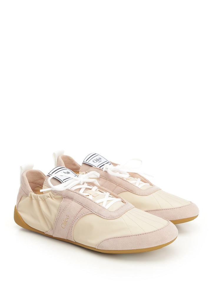Chloe' 15r - Chloé Kick Sneakers - Beige | a80031dab8696a4cefbea1b6e8cd6d09da05edab