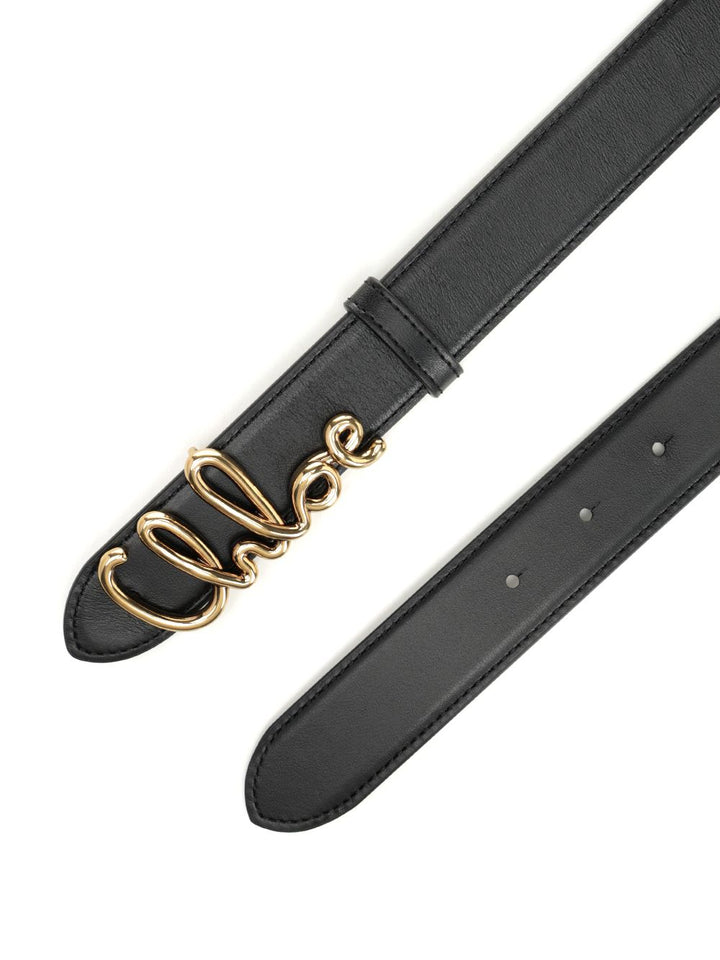 Chloe' Chloé Iconic Leather Belt Jewelry - Black | b6379dc76b0704554f79274bf2efde9db69da1b5