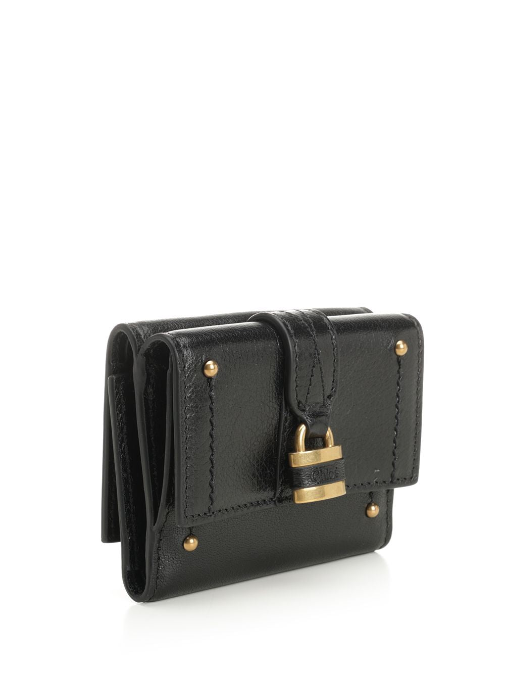 Chloe' Paddington Mini Trifold Wallet Wallets - Black | 94f7004b906c28ce59fba2a63ec082a07f8af5a7