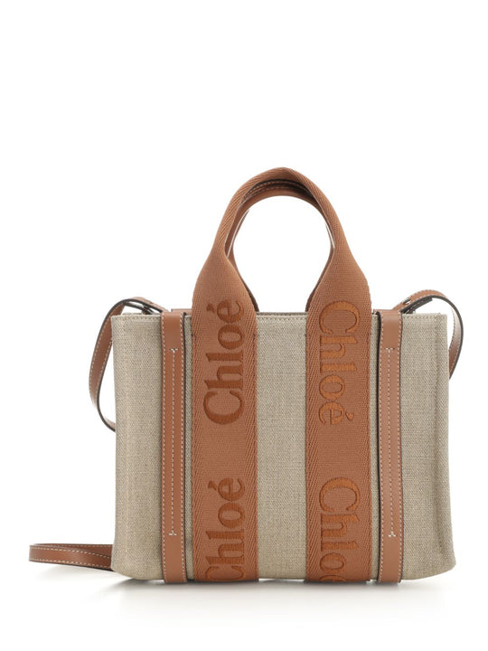 The Small Woody Tote Bag Handbags Brown
