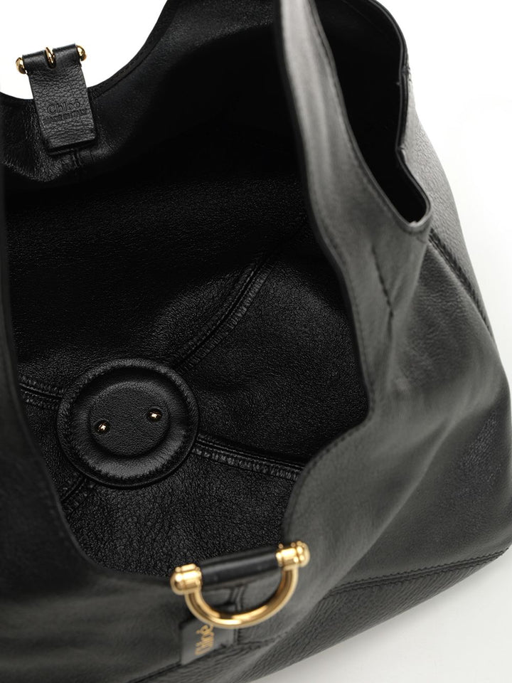Chloe' East-West Chloé Balloon Shoulder Bags - Black | 3c5c73e63ffb2f8d9c30de4dc67ab91e86416a72