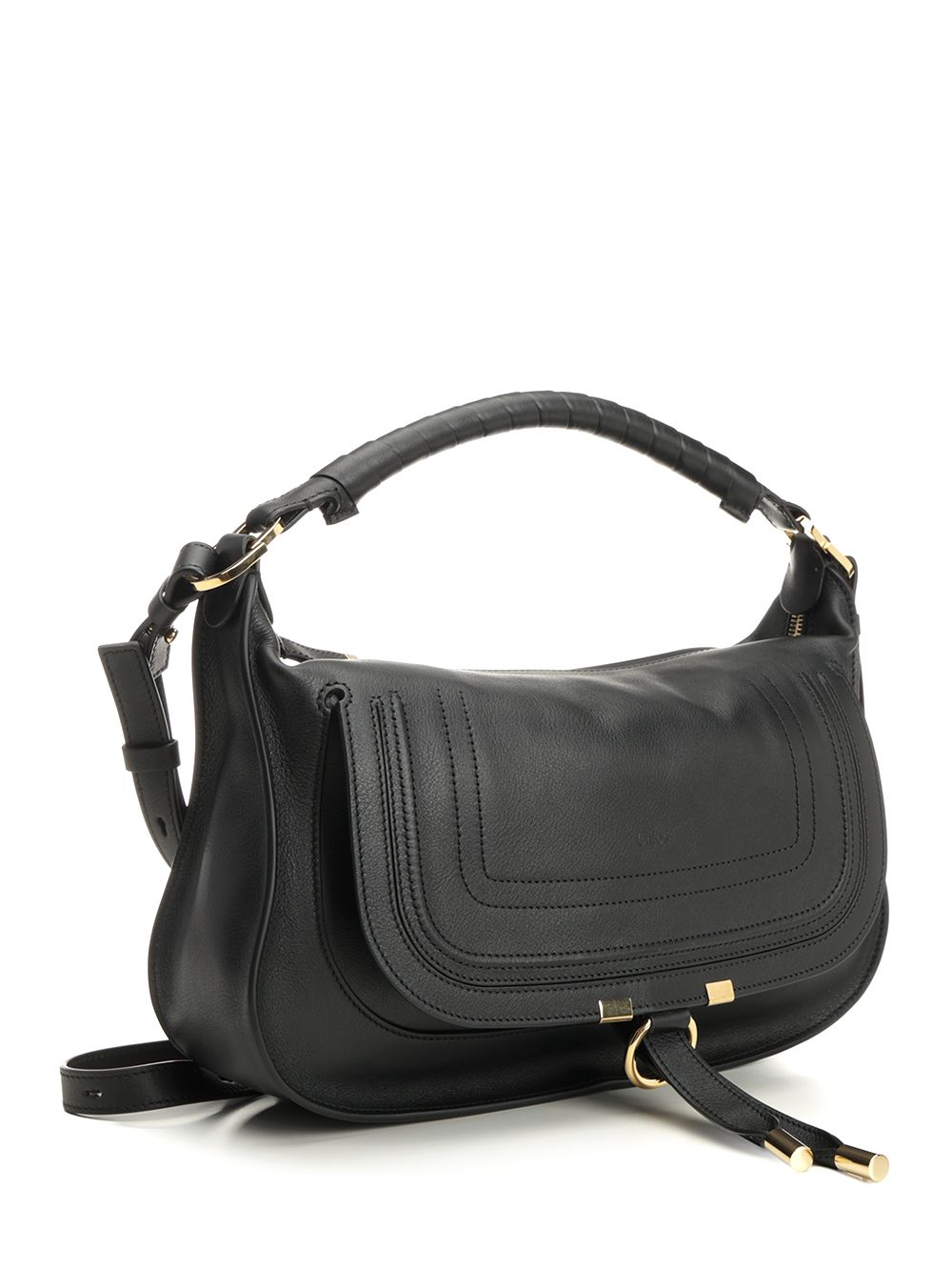 Chloe' Marcie Handbags - Black | 5a0ed06182e5556de5120198737f4e0605fb5a63