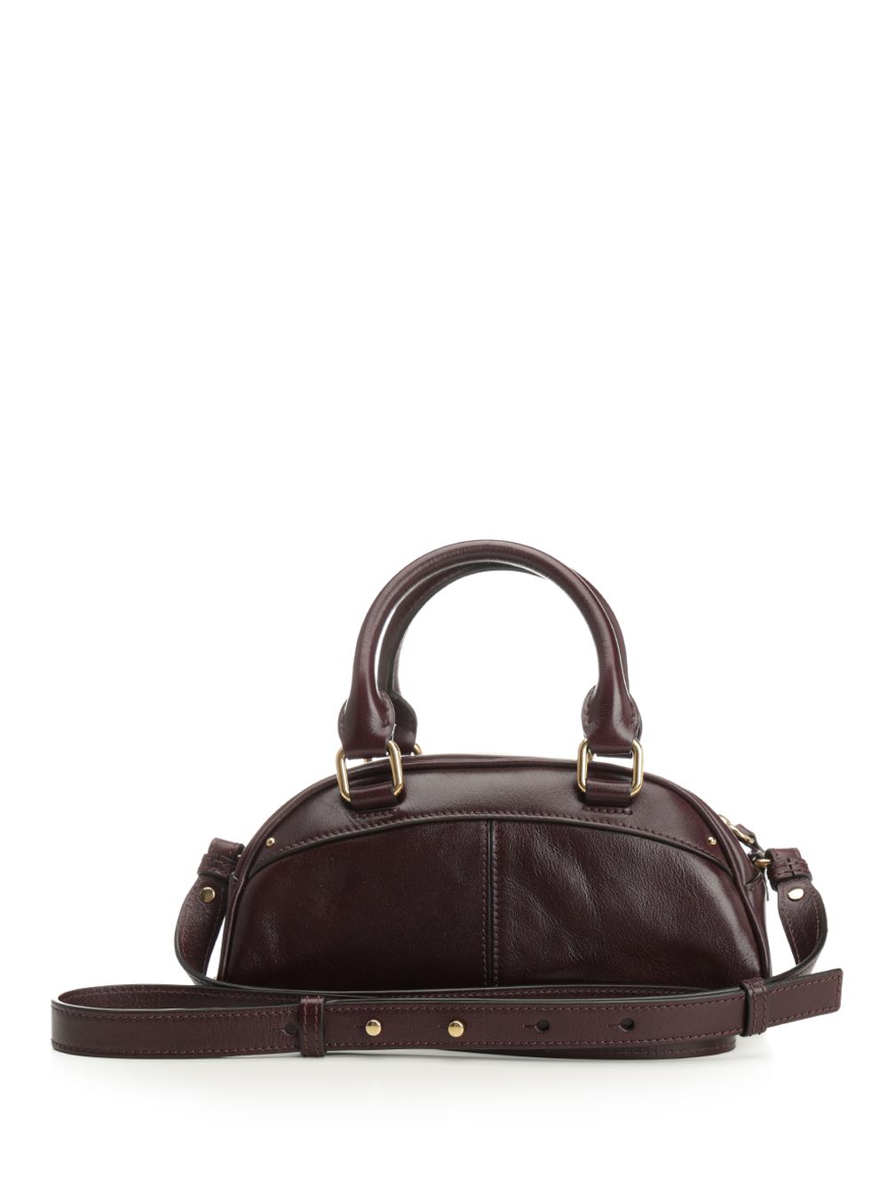 Chloe' S956 - Chloé Bowling Handbags - Bordeaux | 99960bf8e805c32f24fb52767157c9c364a2c1e4