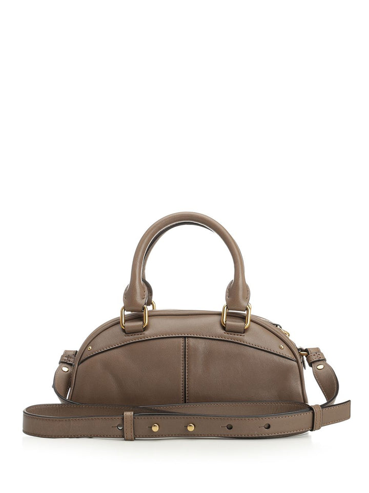 Chloe' S956 - Chloé Bowling Handbags - Brown | 6dfe01fa7a4b1803244ec965722abe3d88fd669f