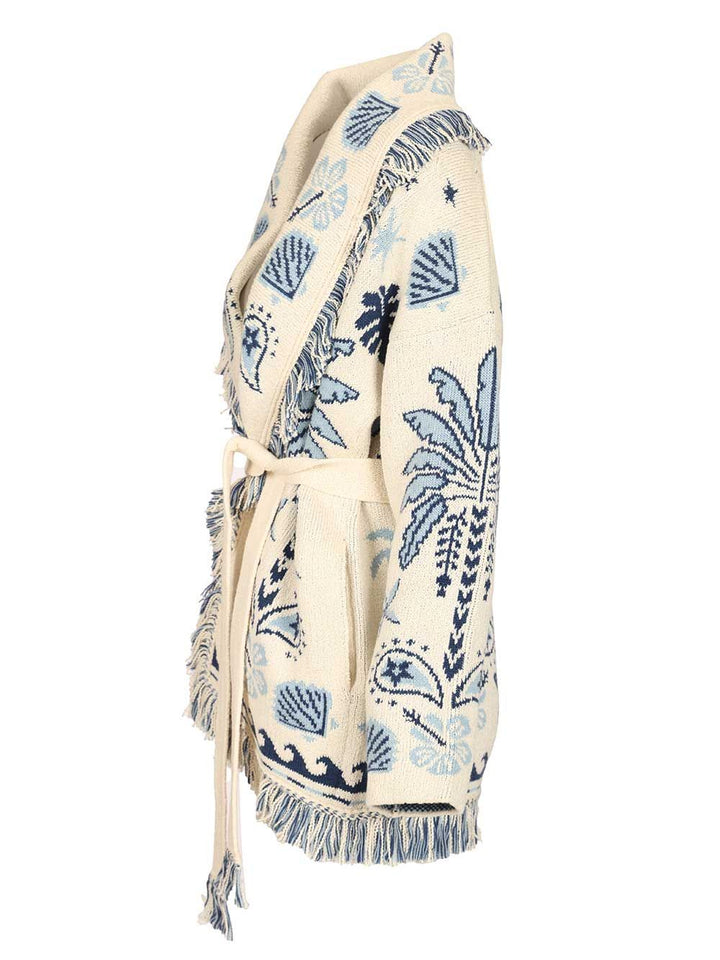 Alanui Echoes Of The Island Knitwear - White | 700c8607c00af94ccfb772342fb2b0e633a95c77