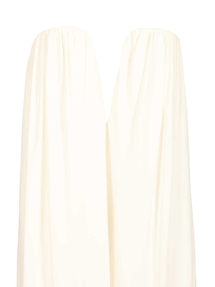 Stella Mccartney Pleated Dress Dresses - White | 5265dc241d50195480a30f1644427fee4f2b5f54