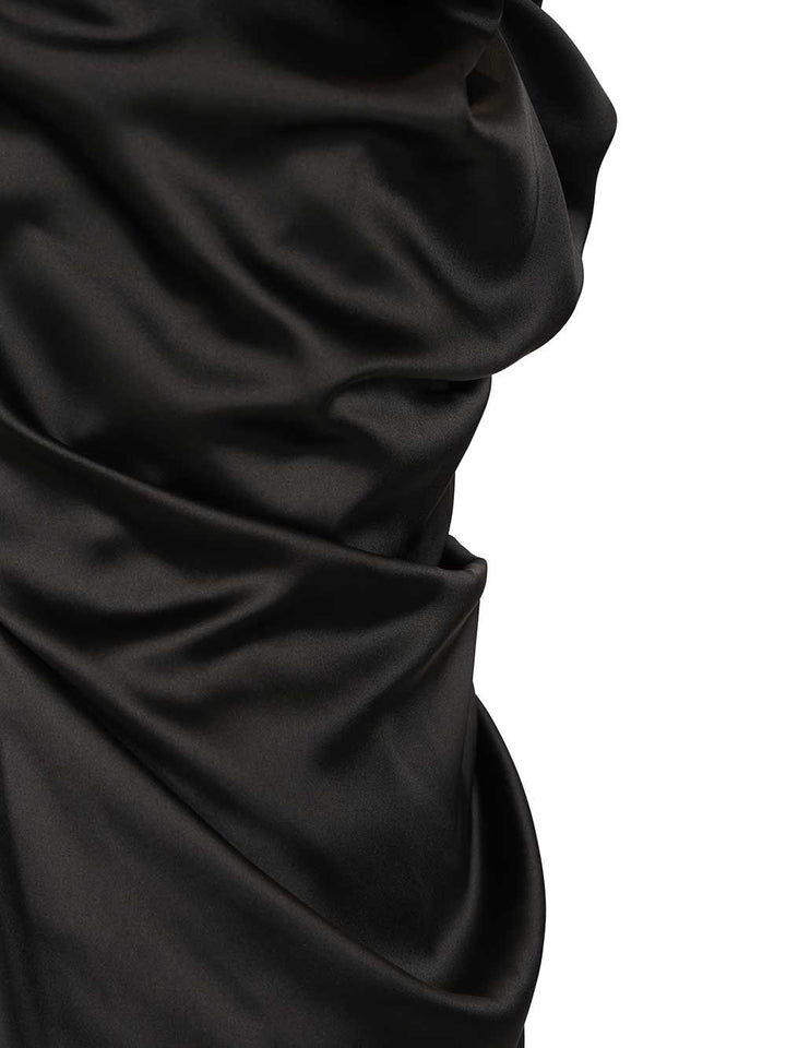 Vivienne Westwood Ginnie Amber Satin Dress Dresses - Black | 3b562918a9b5afea88a2984763587303f0d15267