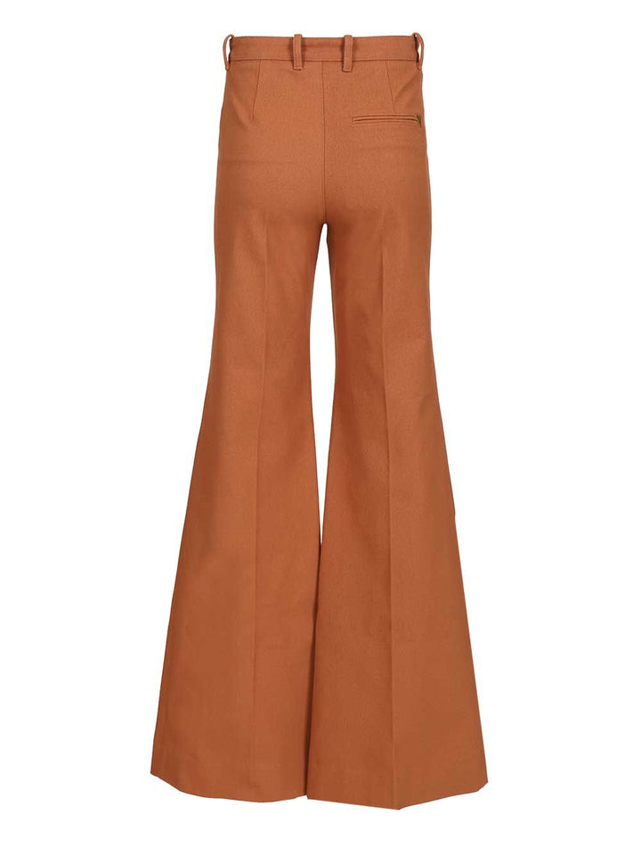 Chloe' High Waist Wide Leg Pant Trousers - Orange | acca23d3d77bcedea8f90e8fef2ffeb673cb60d2