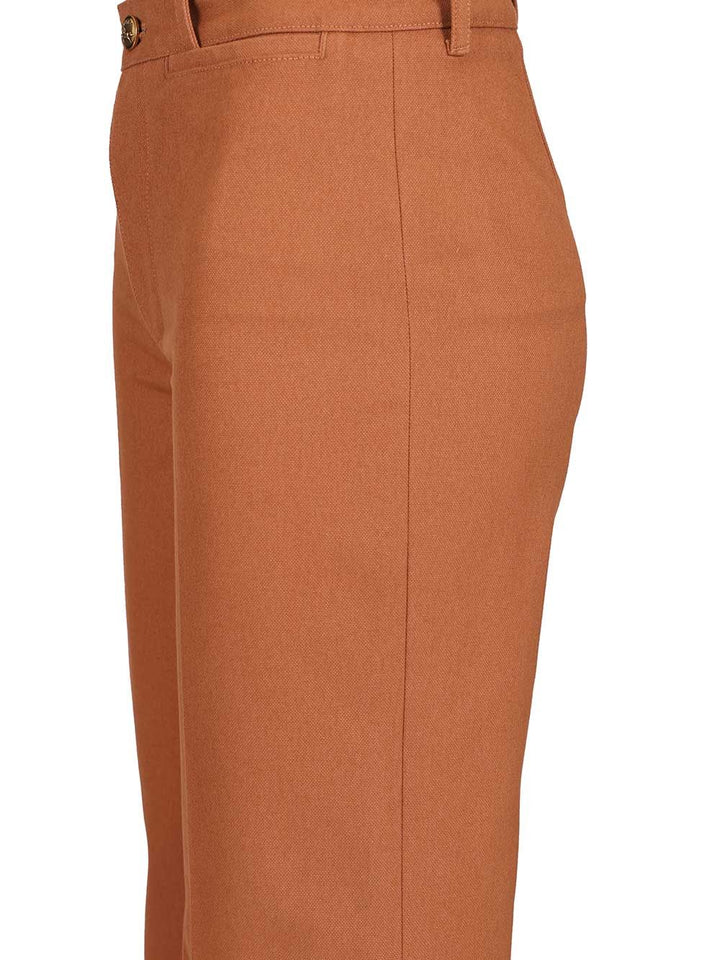 Chloe' High Waist Wide Leg Pant Trousers - Orange | 1231b6850a7686db9e2e48bdab04f855cf52593d