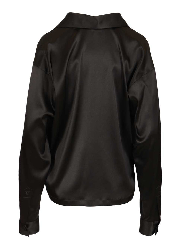 Tom Ford Silk Polo Shirt Shirts - Black | c456a0cb972214f07ad71eaa01b20caa4d55950a