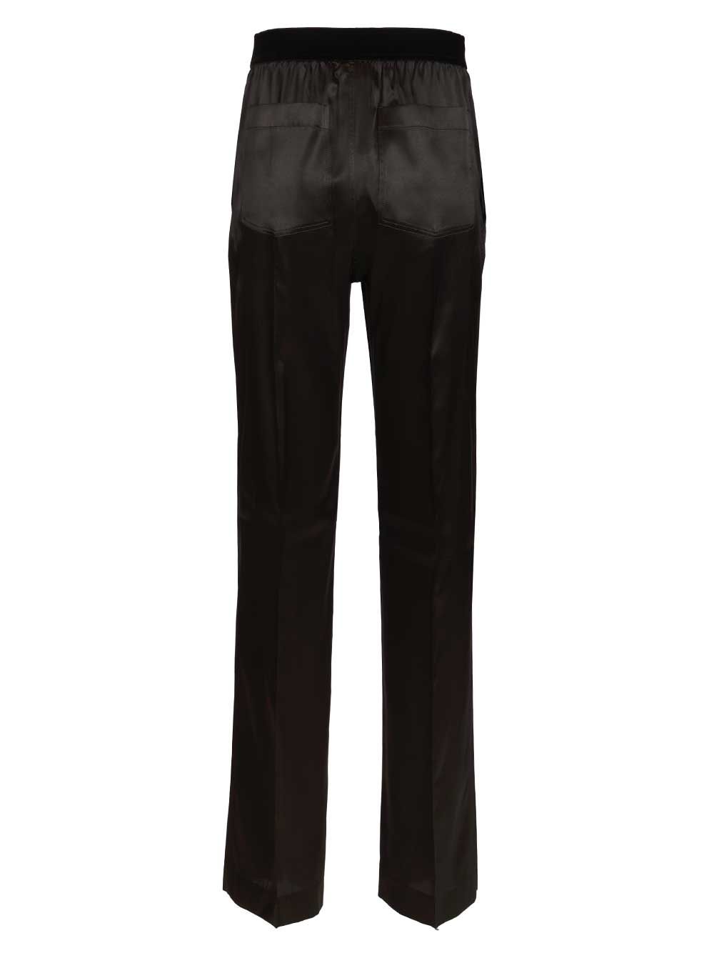 Tom Ford Stretch Silk Pants Trousers - Black | f9c7afb76c0ad5bb0edbf78512ba9841b3e21f09