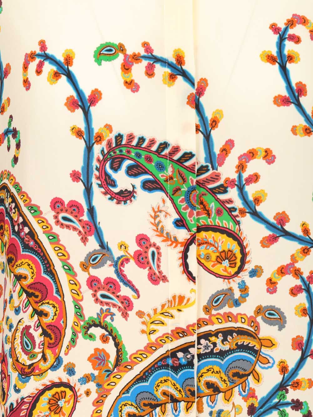 Etro Long Silk Shirt Shirts - Multicolor | 7454e610af51ba83ee759201da2e7eafc478eb32