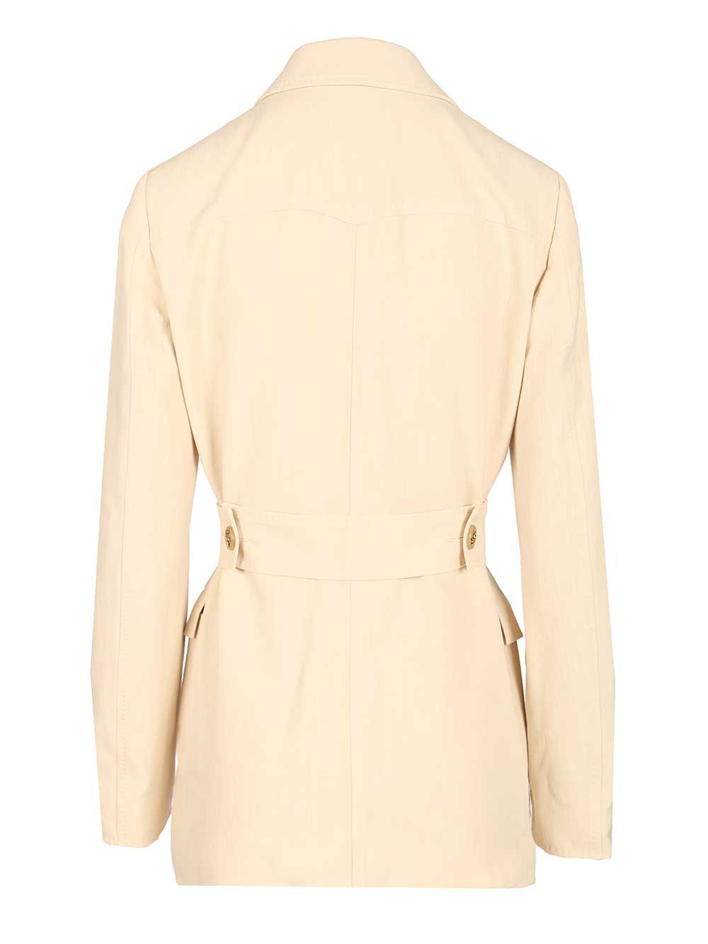 Etro Safari Blazer Jackets - White | 3fdf521f45204712919484c908789a3c1a6a307b