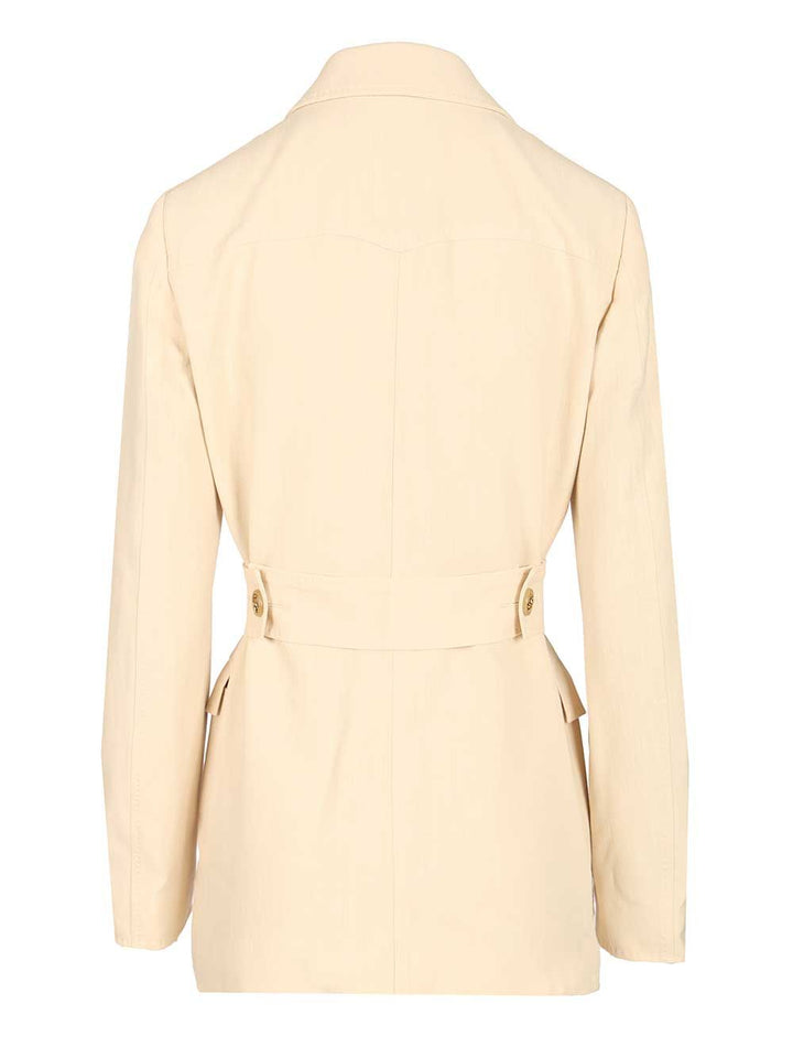 Etro Safari Blazer Jackets - White | 3fdf521f45204712919484c908789a3c1a6a307b