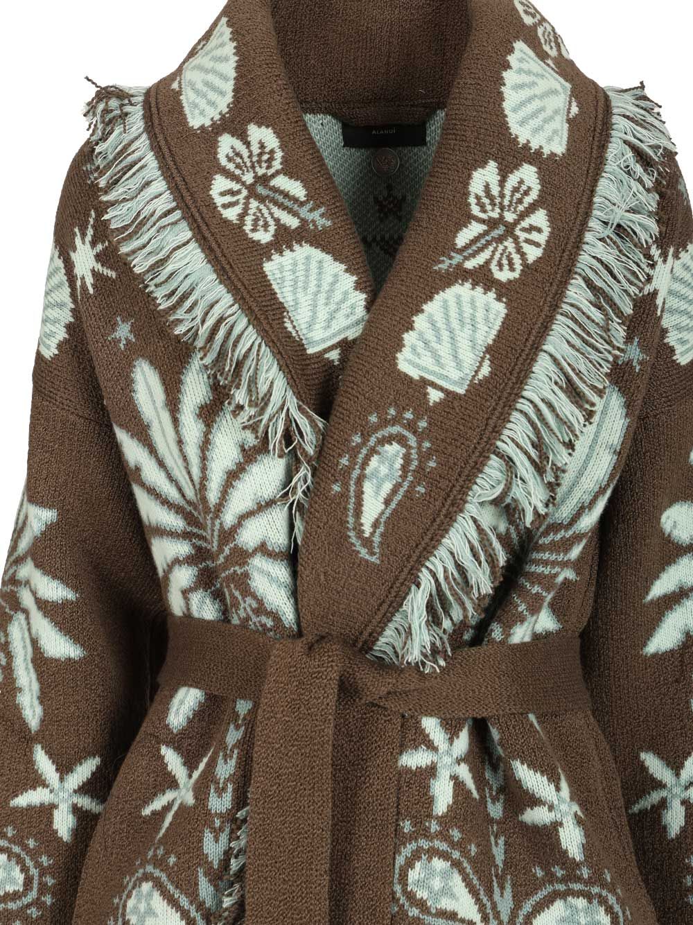 Alanui Echoes Of The Island Knitwear - Brown | 7dea3a3cd6aa8197c9fe173a0d116dc97a15f2f3