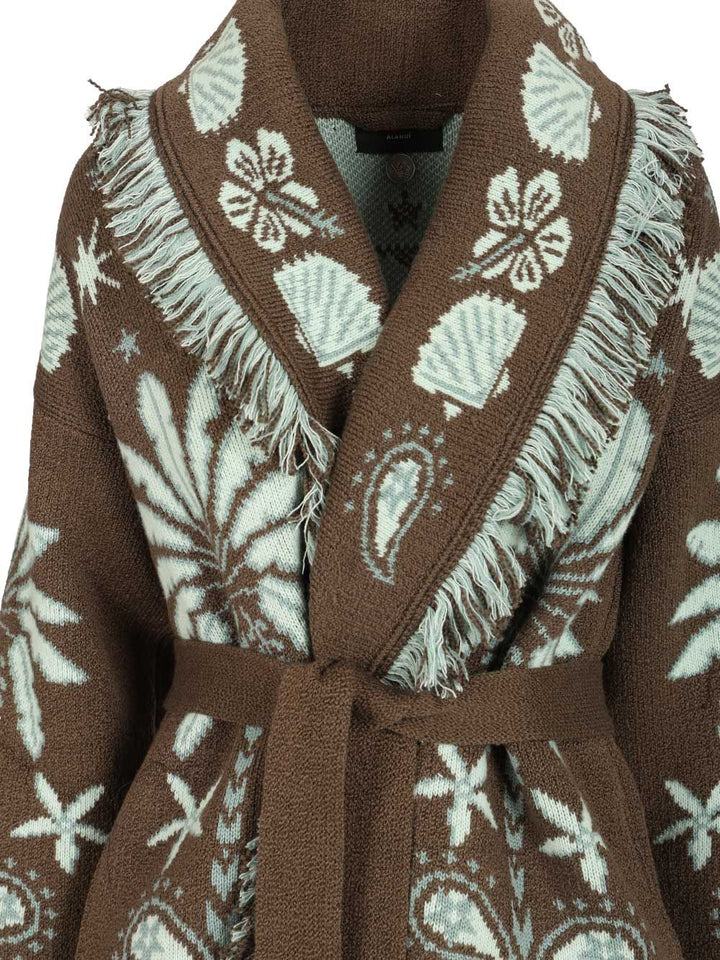 Alanui Echoes Of The Island Knitwear - Brown | 7dea3a3cd6aa8197c9fe173a0d116dc97a15f2f3