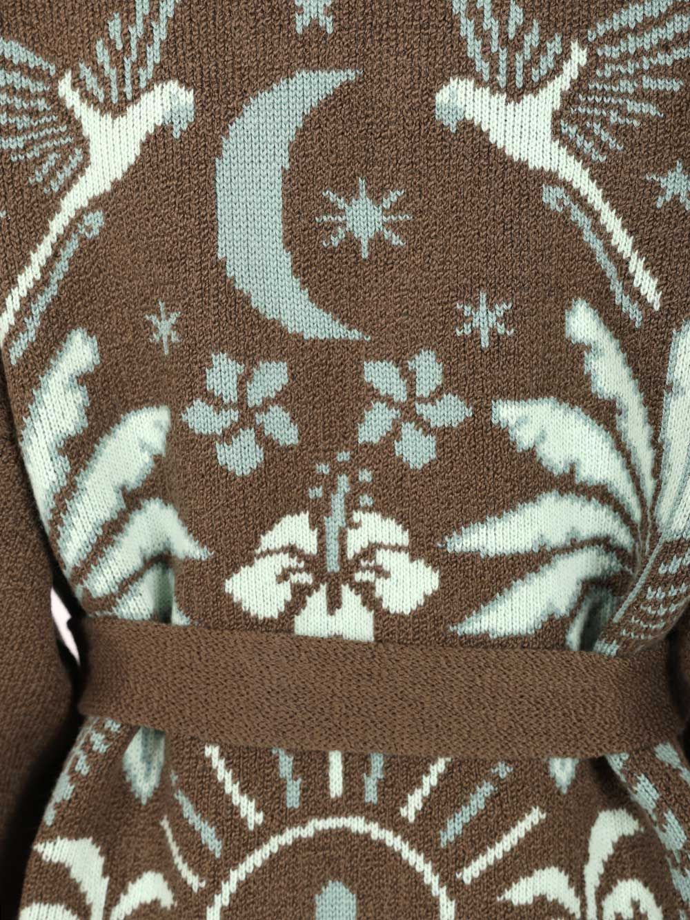 Alanui Echoes Of The Island Knitwear - Brown | 9bac35357fc2e36f4f52166e8e5ae4c0d84011db