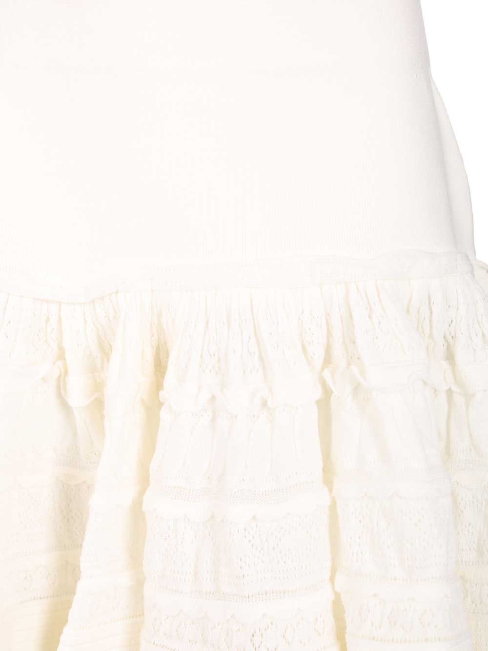 AlaÏA Crinoline Skirts - White | 16f0418a34538242e8a026177331052809e3395e