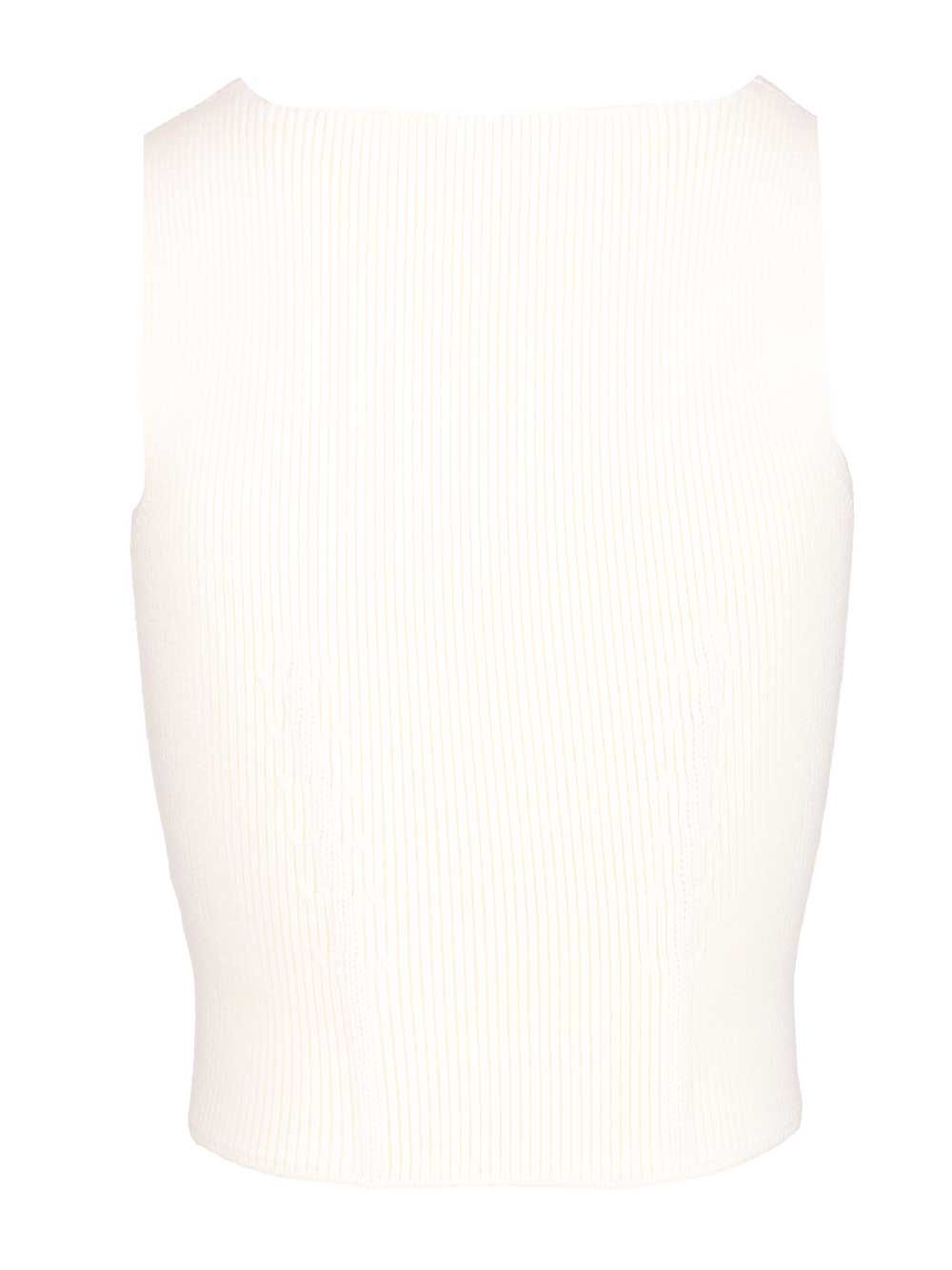 AlaÏA Corset Top Tops - White | ef553e68584be464248288f7bcef568708fd21e6