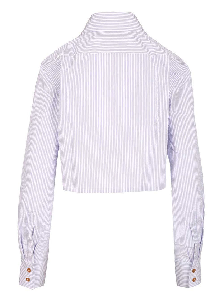 Vivienne Westwood Shirt With Heart Cutout Shirts - White | 063b0280b622707628ebccb9afb390c6f4287252