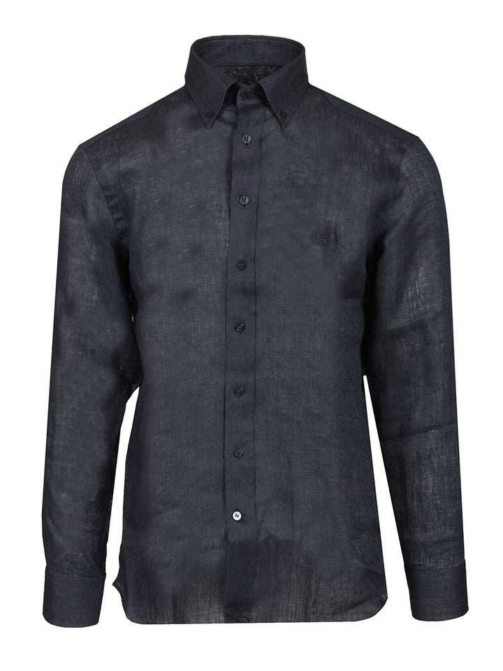 Etro Linen Shirt Shirts - Light blue | b824a2683ca061831e9c84aaaac52956b5ea358b