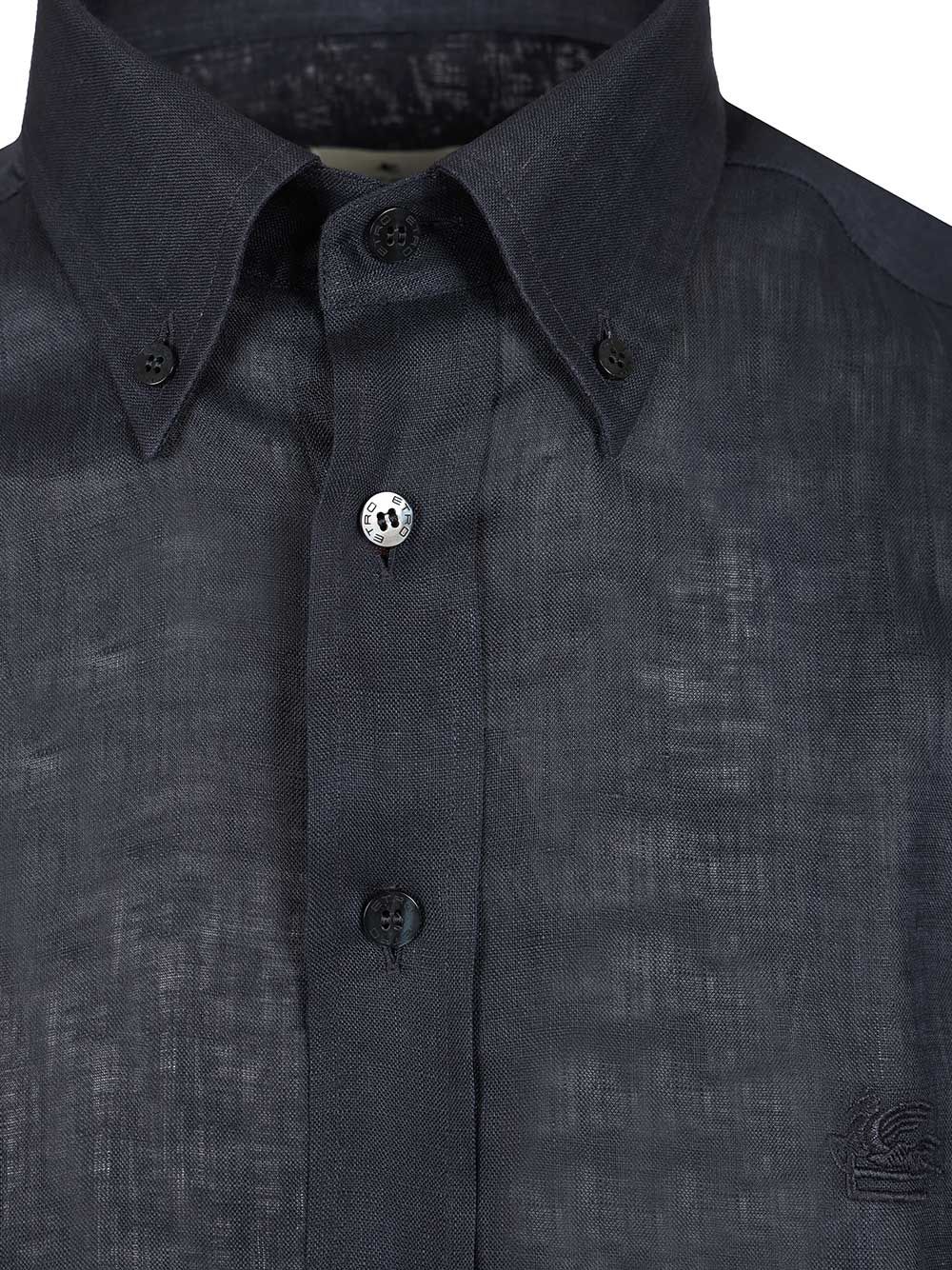 Etro Linen Shirt Shirts - Light blue | 385255bc9c261538a5bd7282f2f91e4a938cc39f