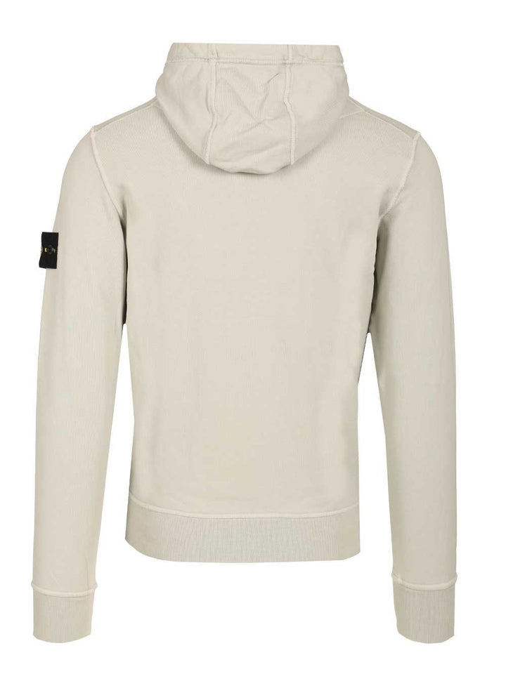 Stone Island Organic Cotton Hooded Sweatshirt Sweatshirts - Grey | c4bf96edabb82468bee0292f95d65c04c64ae2ed