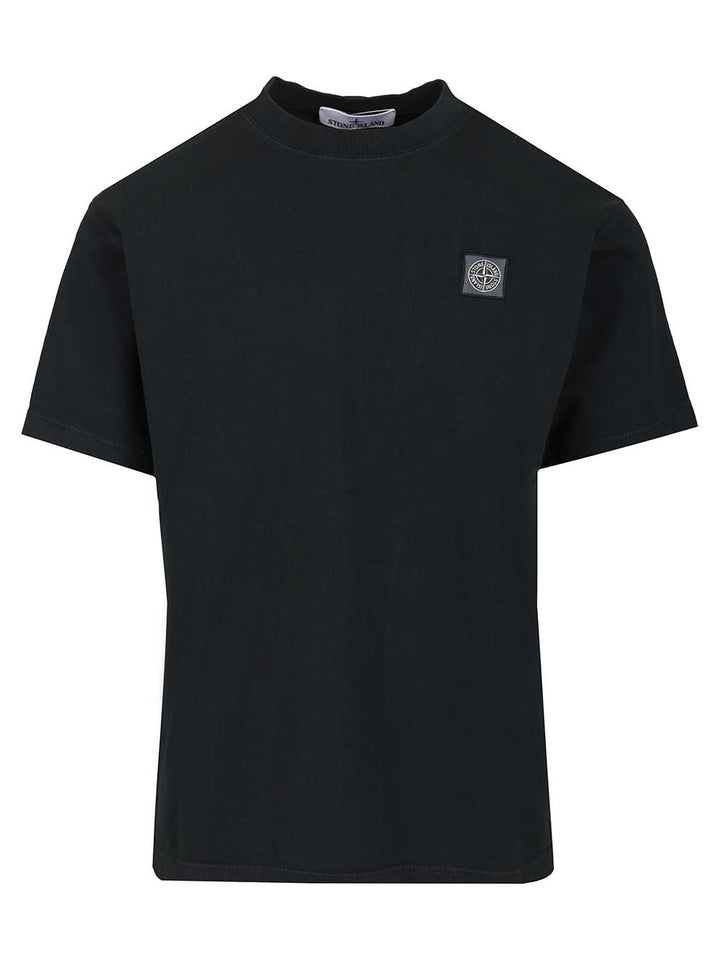 Stone Island Cotton T-Shirt - Blue | 9942e320111fda1cd5f2d9e3123e064bb6b3cf1d