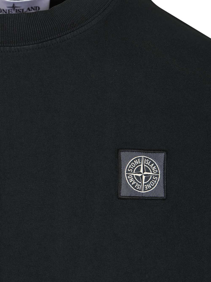 Stone Island Cotton T-Shirt - Blue | a438ec515cfac3984581bbe269521692ed8ea82d