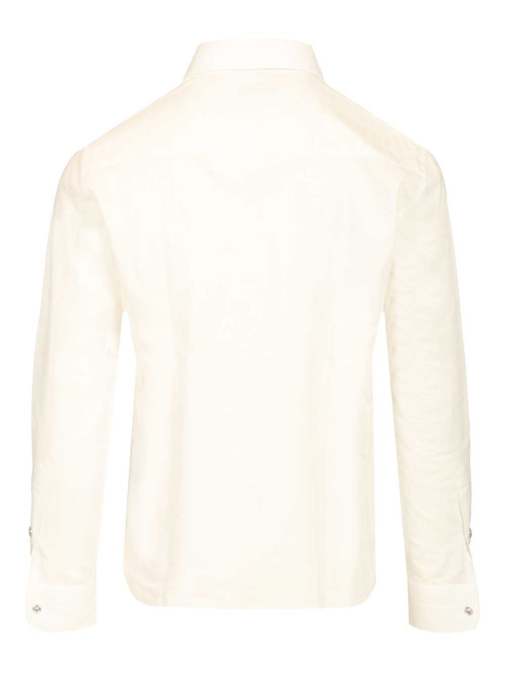 Tom Ford Light Western Twill Slim Fit Shirt Shirts - White | f27ea8d37ac2d44fe96aff845ac994f27fc55125