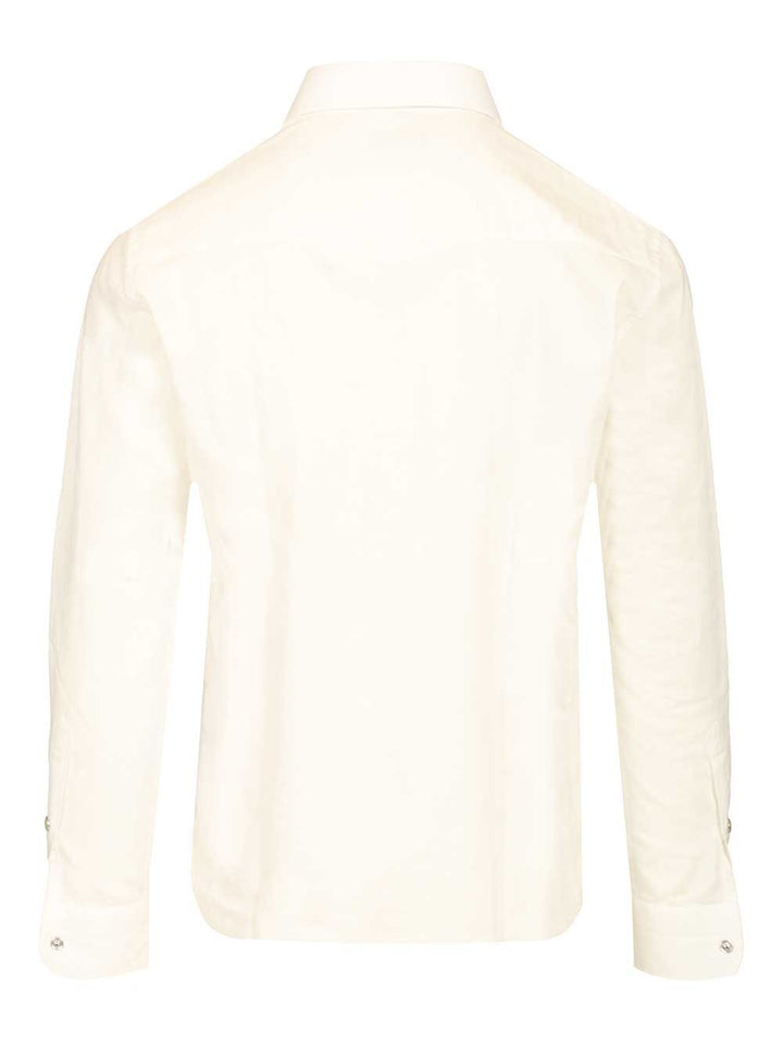 Tom Ford Light Western Twill Slim Fit Shirt Shirts - White | f27ea8d37ac2d44fe96aff845ac994f27fc55125