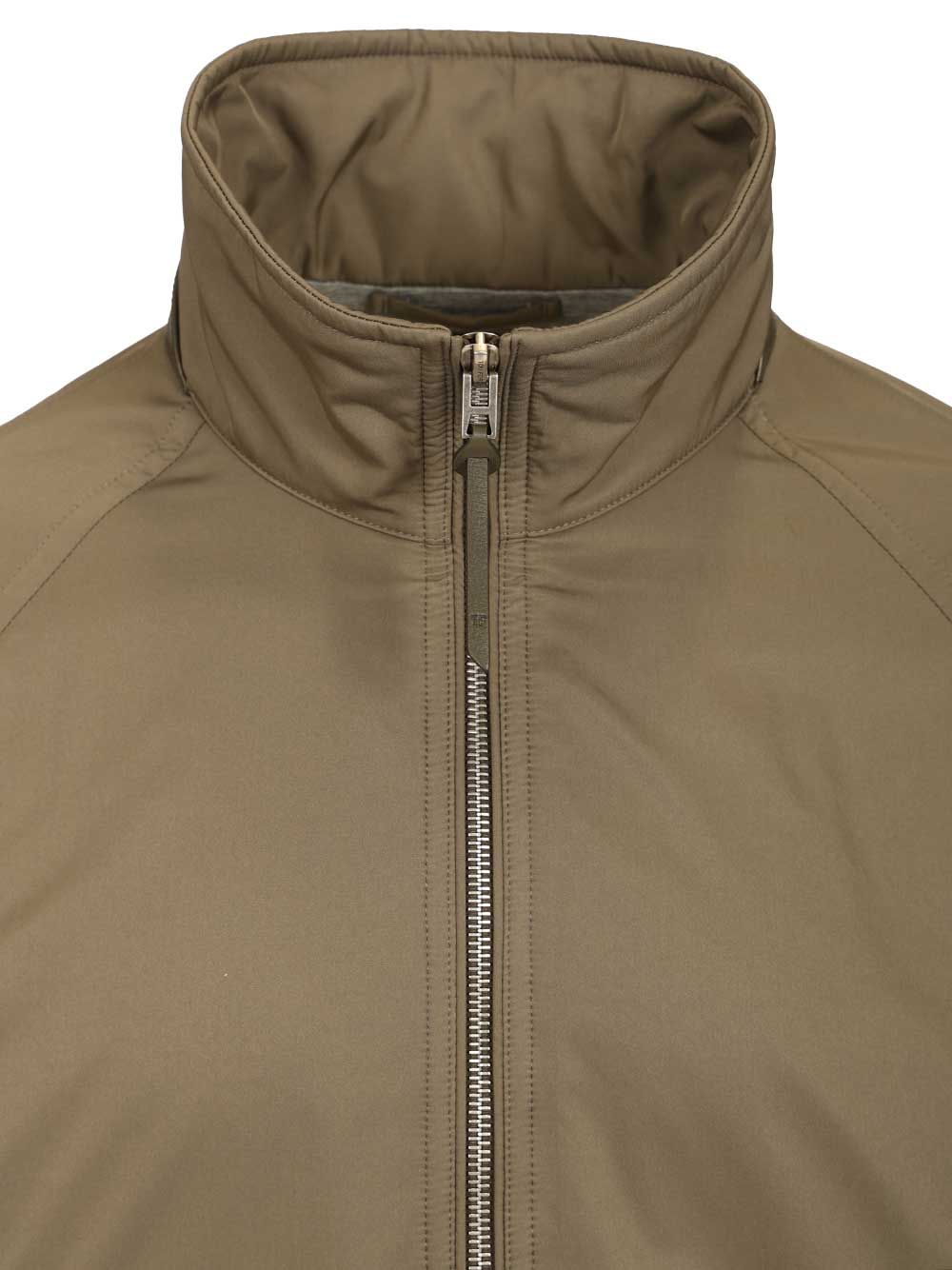Tom Ford Peach Touch Techno Poplin Cashemere Lined Blouson Jackets - Green | 422c7a968857f077e26075e181b9297be2662b3c