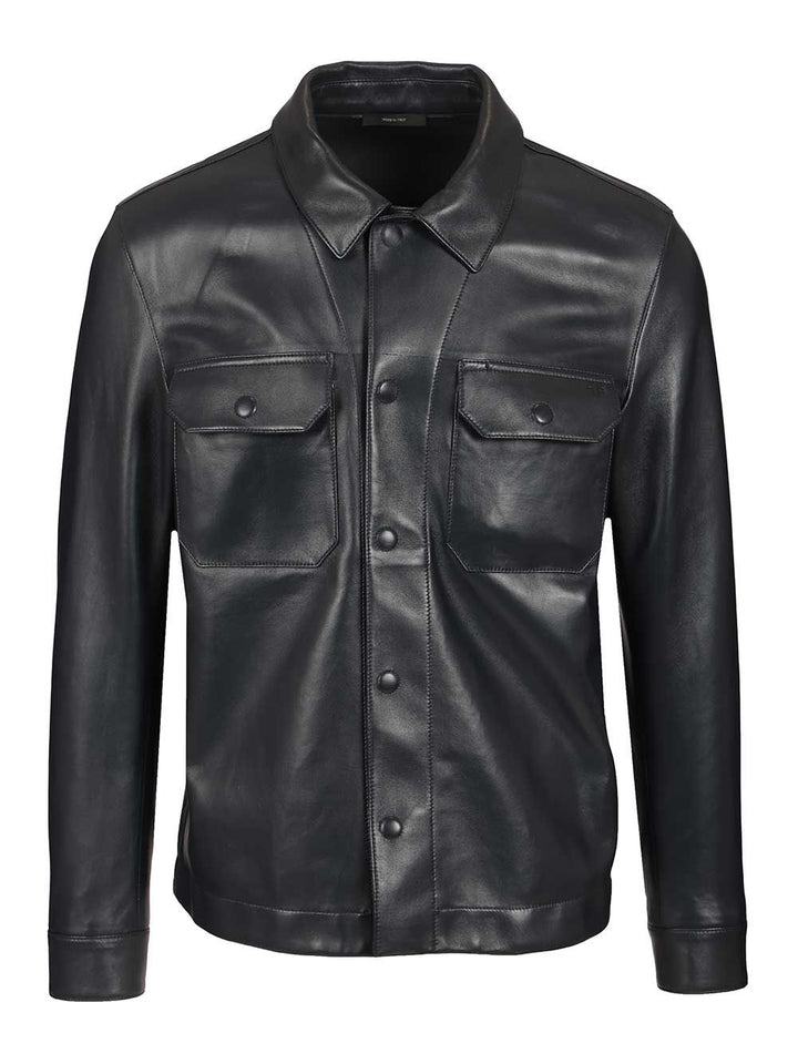 Tom Ford Leather Jacket Jackets - Blue | a8422b429779462e90b17f16bd4739fc1aab5ff9