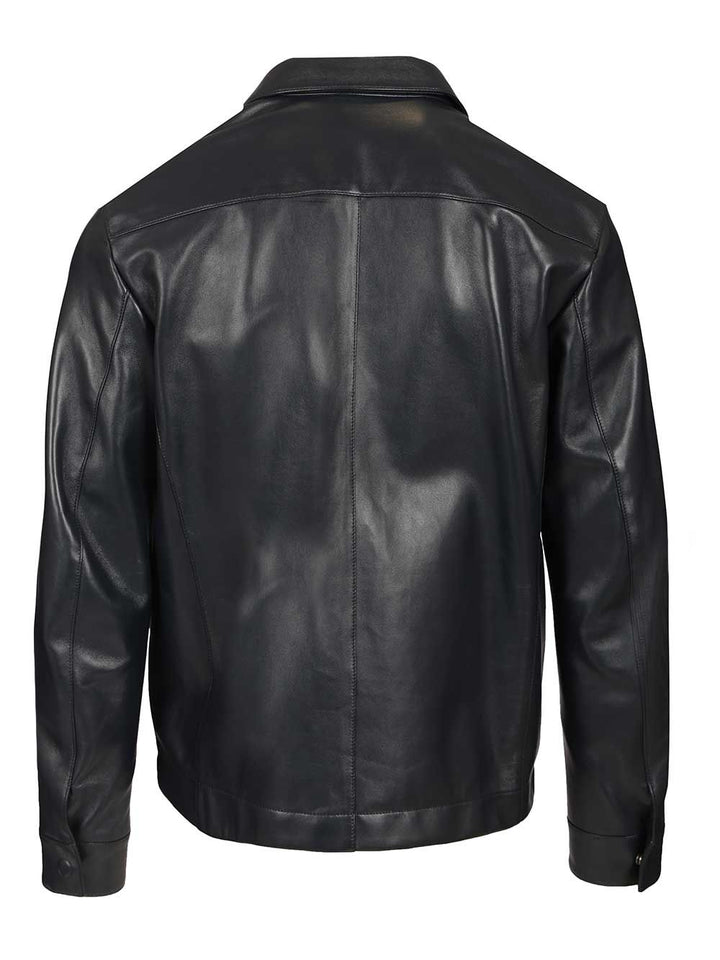 Tom Ford Leather Jacket Jackets - Blue | 449a3f8acb7bc03c8984f11e6d23e7dbe3691020