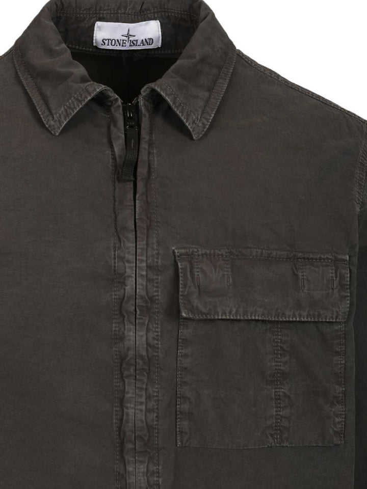 Stone Island Old Shirts - Black | 85ce9d091304dd473b60299774b44c9211f981fd