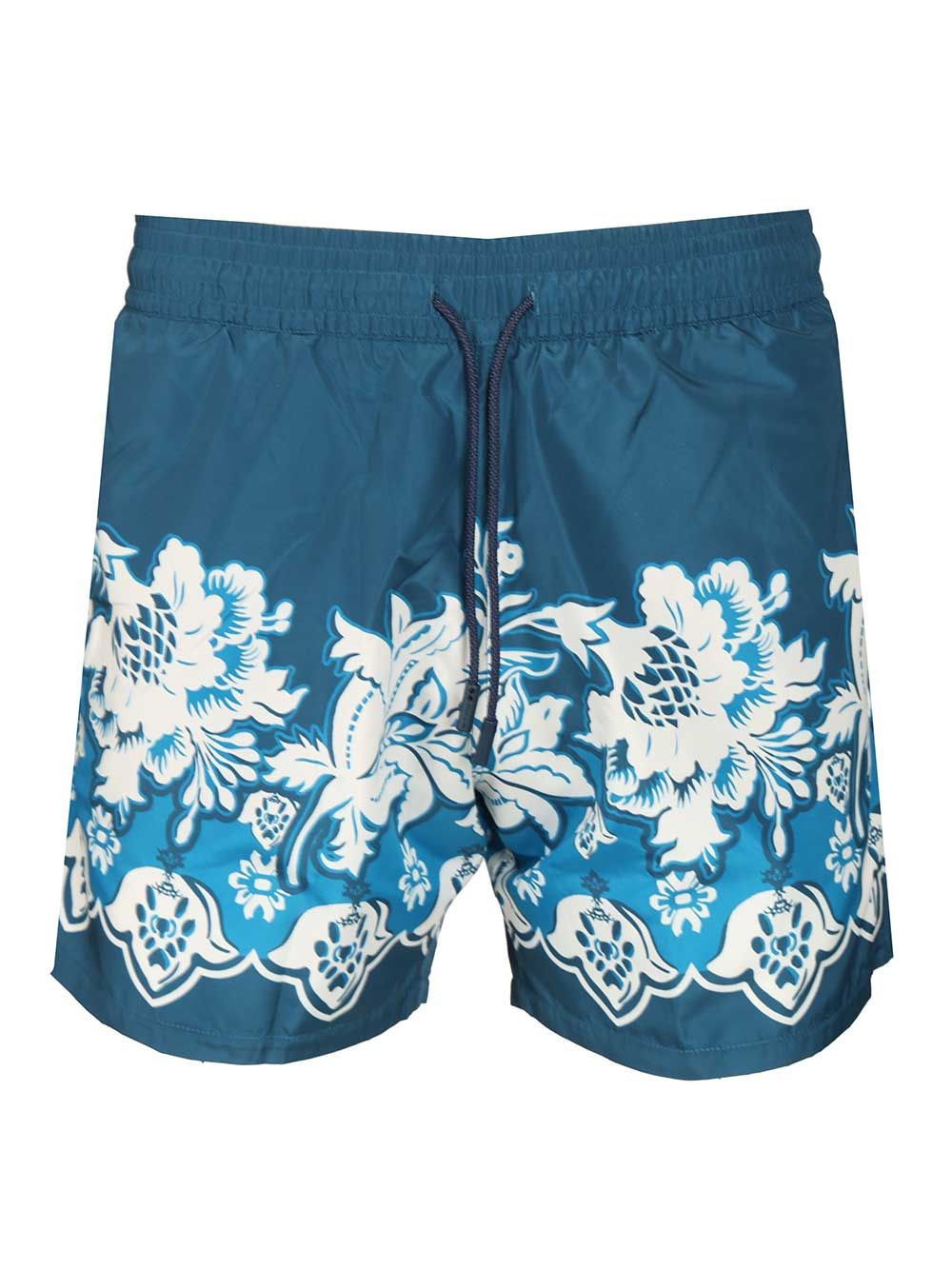 Etro Nylon Swim Shorts Swimwear - Light blue | 44920b0922ad8c27453a6cde04df1435cfc8fb4c