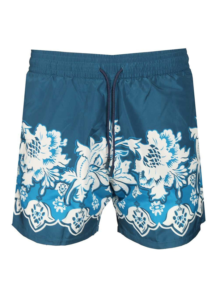 Etro Nylon Swim Shorts Swimwear - Light blue | 44920b0922ad8c27453a6cde04df1435cfc8fb4c
